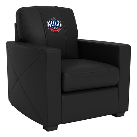 Dreamseat Silver Club Chair with New Orleans Pelicans NOLA XZ7759002CHCDBK-PSNBA31084